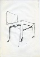 Sedia in materiale plastico, Luca Meda