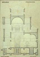 Sezione della chiesa-ossario