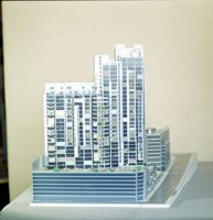 [Modello del progetto dello studio Ponti, Fornaroli, Rosselli per il Saint Charles City Center a Beirut]