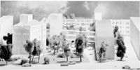 [Modello del progetto dello studio Ponti, Fornaroli, Rosselli per il Tribunale di Verona]