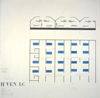 Plan n. 6503 : variante : unité lit, unité de soins