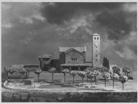 [Montepiano : nuova chiesa parrocchiale : progetto di Melchiorre Bega]