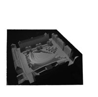 [Modello del progetto di Angelo Mangiarotti per una piazza di Monaco di Baviera]