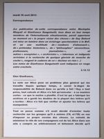 Correspondance avec Mustapha Khayati