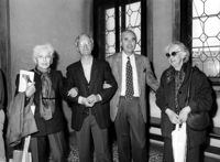 [Egle Renata Trincanato nell'Armeria di Palazzo Ducale], Cameraphoto