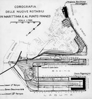 [Planimetrie della Stazione Marittima a Venezia], Foto Ferruzzi, Venezia