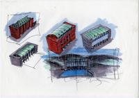 Progetto per un palazzetto dello sport, Luca Meda