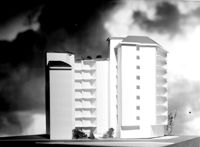 [Modello di un edificio residenziale in via M. Pagano a Milano]