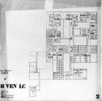 Plan n. 6498 : variante à 800 lits : niveau 2