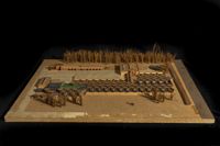 [Modello del progetto di concorso di Iginio Cappai, Antonio Foscari, Pietro Mainardis per il centro di fecondazione artificiale di San Donà di Piave]