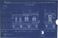 Progetto per la costruzione di un nuovo corpo di fabbrica a Cannaregio, anag. 147 di proprietà Dal Mistro, Giovanni Sardi