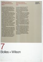 Milano : Biblioteca Europea per l'informazione e la Cultura, Bolles and Wilson