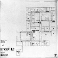 Plan n. 6499 : variante à 800 lits : niveau 2