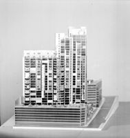 [Modello del progetto dello studio Ponti, Fornaroli, Rosselli per il Saint Charles City Center a Beirut]