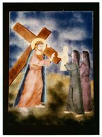 [Arte sacra : via Crucis, madonna ed angeli]