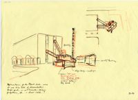 [Veduta prospettica della Tate Gallery di Londra], James Stirling