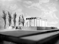 [Modello del progetto di Angelo Mangiarotti con Bruno Morassutti e Aldo Favini per la chiesa di Baranzate]
