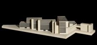 [Modello del progetto di Antonio Carminati per il Palazzo del Littorio sulla via dell'Impero a Roma]