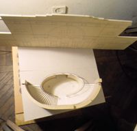 [Modello del progetto di Giancarlo De Carlo per la rampa del teatro di Urbino]