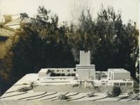 [Catania : progetto di massima per la Clinica psichiatrica e per l'Istituto di anatomia dell'Università di Catania, foto del modello : 1961], Archivio Progetti Iuav