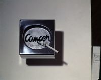 [Parigi : Atelier "A" : posacenere "Cancer" : disegno di Arman]