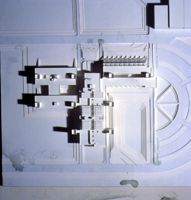 [Modello del progetto di Giancarlo De Carlo per l'università Polo del Cravino di Pavia]