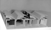 [Modello delle stanze di degenza in scala 1:20], Foto Afi